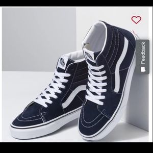 Vans - Navy Blue Hightops Sk8-HI
